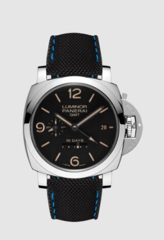 Panerai Luminor 10 Days GMT 44mm Replica Watch PAM00533 PANERAI SPORTECH BLACK